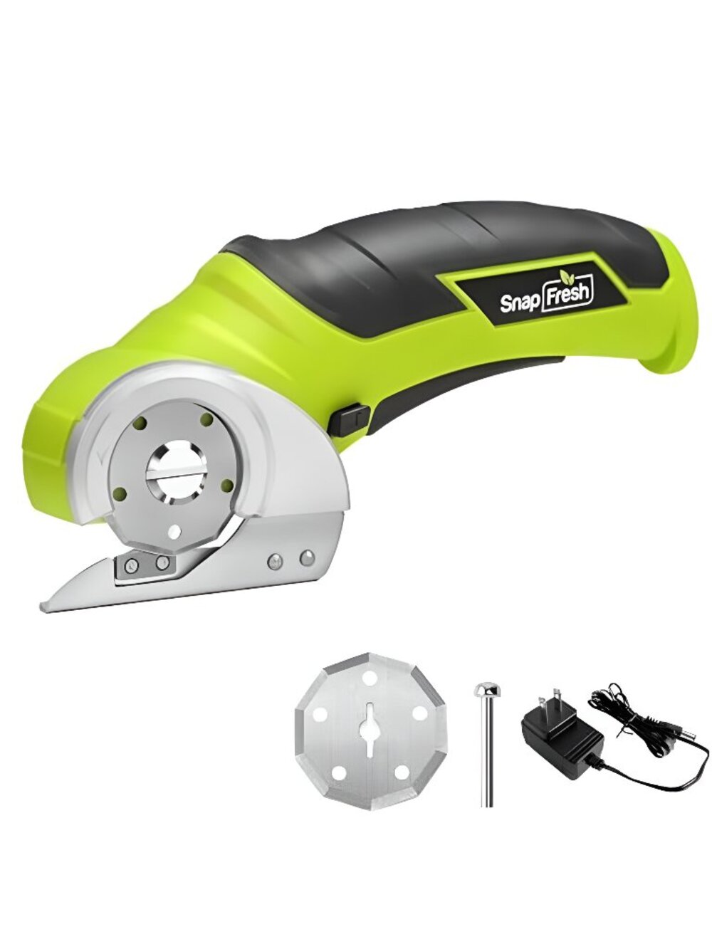 SnapFresh Cordless Electric Scissors, 4V Electric Mini Box Cutter, Carpet - F2